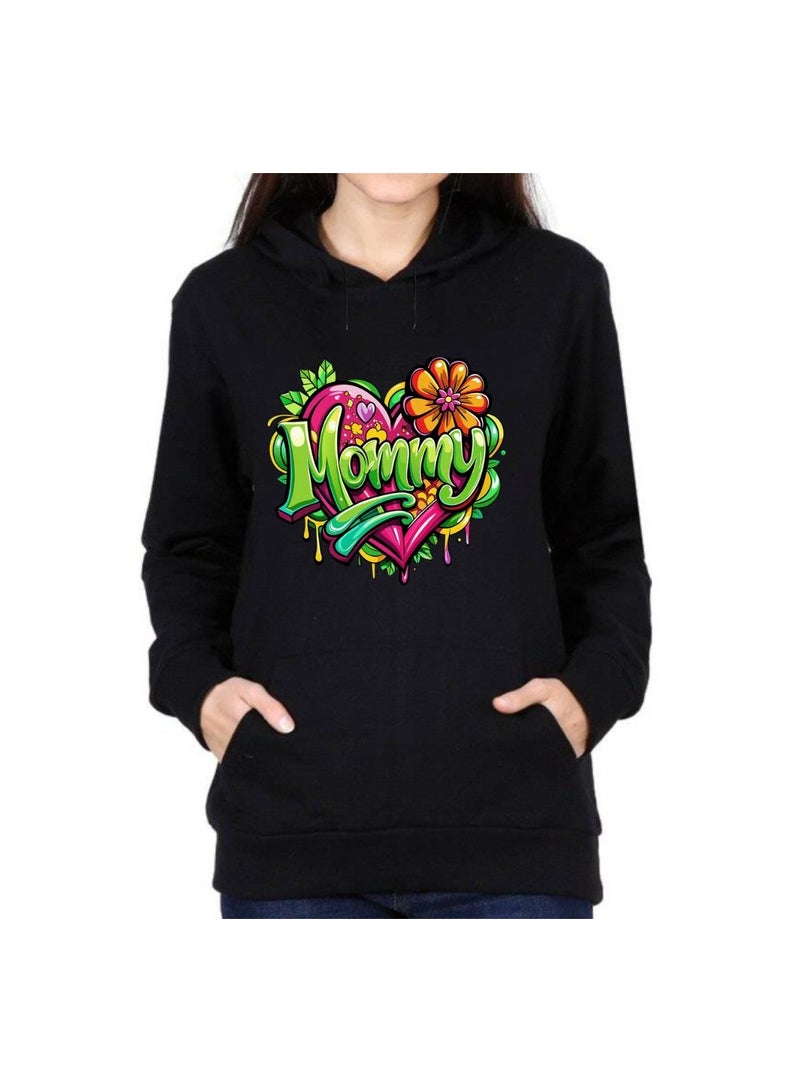PRINTSHOP4ME Women's Cotton Hoodie For Mother's Day-Hoodies For Womens|Pullover Hoodies For Womens|Available In Trendy Colors&Sizes|Casual Wear - Image 1