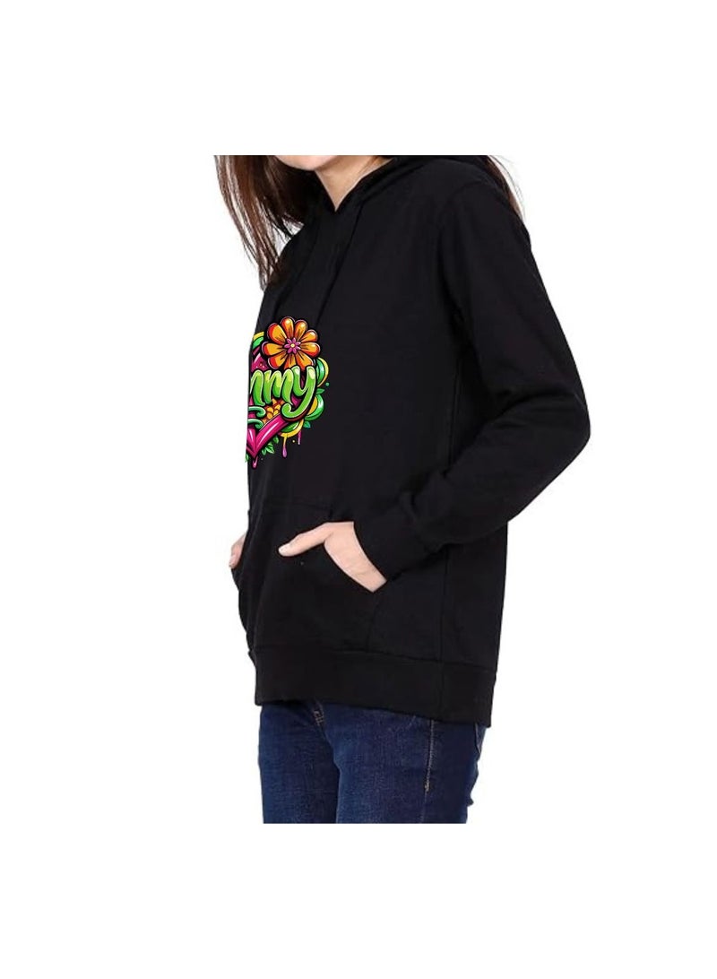 PRINTSHOP4ME Women's Cotton Hoodie For Mother's Day-Hoodies For Womens|Pullover Hoodies For Womens|Available In Trendy Colors&Sizes|Casual Wear - Image 3