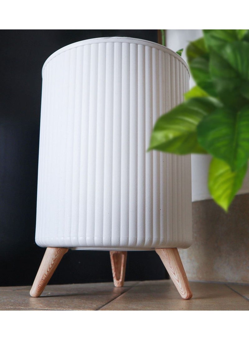 Generic 16-liter decoration basket - Colors: white, black - A touch of elegance in every corner EX  - Image 3