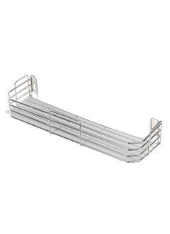 kiosk kiosk Bath Accessories Premium Multipurpose Black Bathroom Shelves Space SavingRustproof Extra Strong PerfumeShampooBottle Rack with Plastic Shelf Liner 15 X 5 INCHE  - Image 3