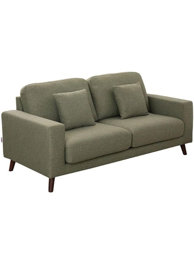 Comfynest Comfynest Caspian 3-Seater Fabric Sofa With 2-Year Warranty 196X92X90Cm Light Green - Image 3