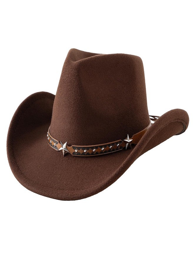 Jastore Toddler Baby Cowboy Hat Infant Baby Boys Girl Cowgirl Hats Kids Western Cowboy Hat (US, Age, 18 Months, 4 Years, Coffee) - Image 2