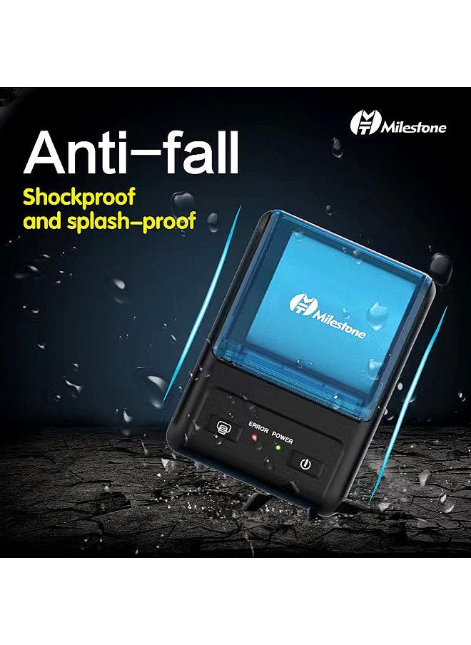 Milestone MHT-P11 58mm Portable Thermal Receipt Printer Support BT/USB Connection for Supermarket Restaurant Store Warehouse  - Image 5