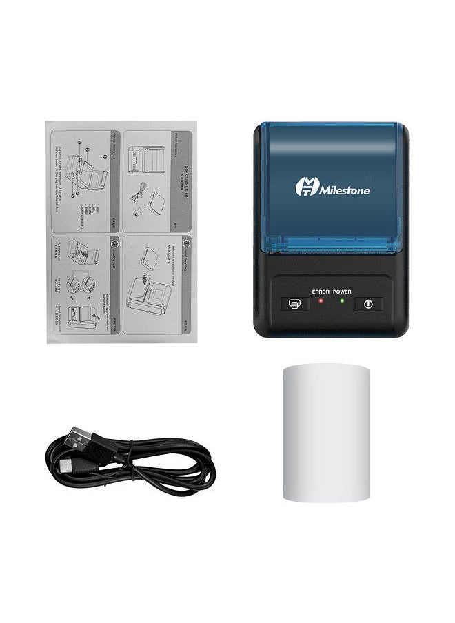 Milestone MHT-P11 58mm Portable Thermal Receipt Printer Support BT/USB Connection for Supermarket Restaurant Store Warehouse  - Image 4