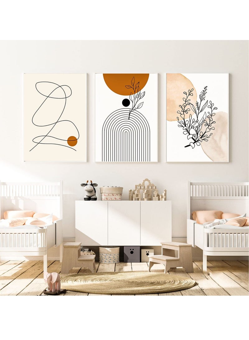 Abstract Geometric Line Art Prints - Set of 6 Modern Wall Decor for Living Room, Bedroom, Office, and Gallery Exhibition - Stylish Art for Home Decoration - Image 4