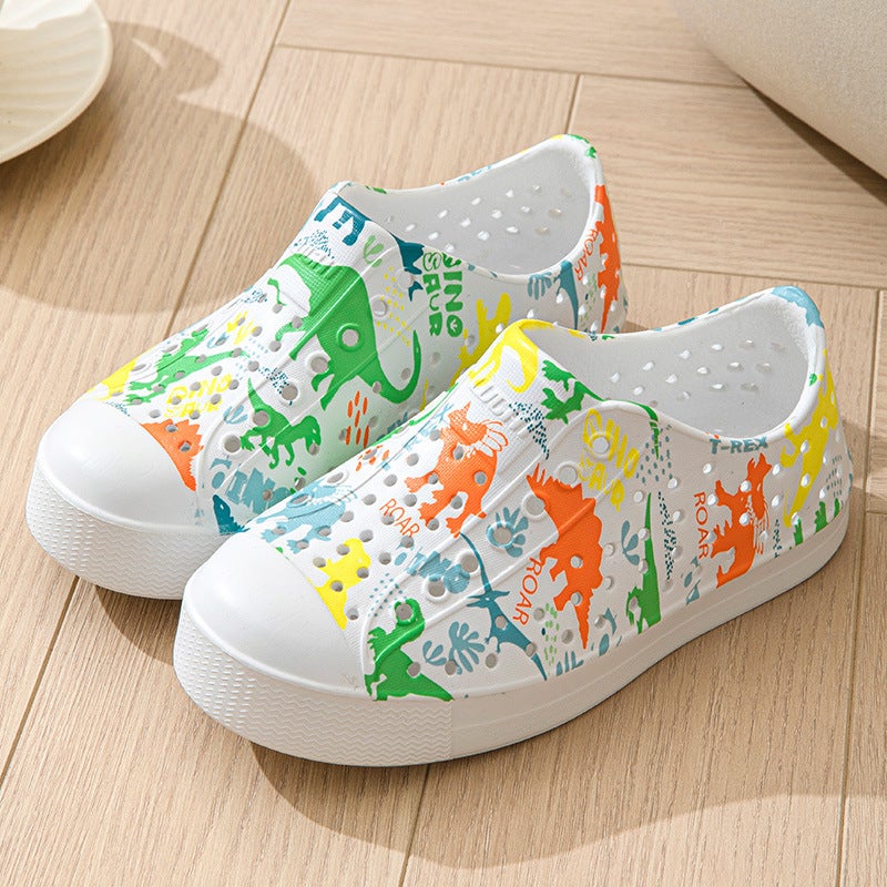 Luchi Kidsren'S Clogs, Casual Breathable Graffiti Style Soft-Soled Beach And Water Sandals For Boys And Girls - Image 1