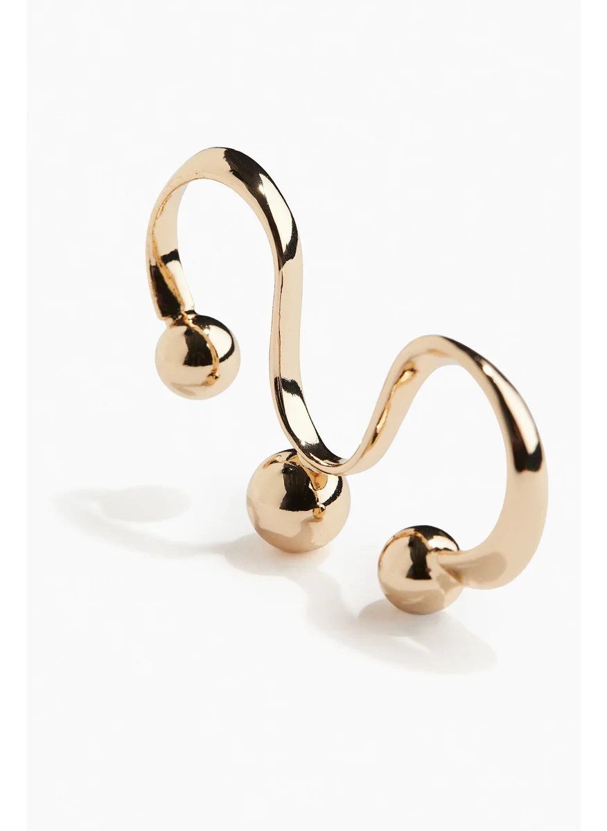 اتش اند ام Two-Finger Ring