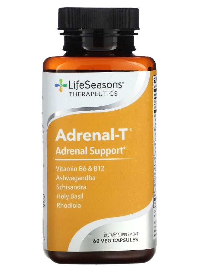LifeSeasons Adrenal-T Adrenal Support 60 Veg Capsules