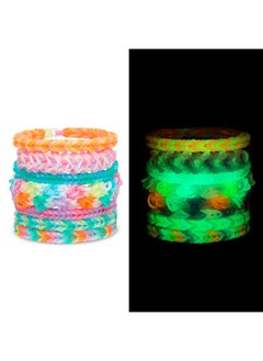 Rainbow Loom Rainbow Loom: Treasure Box - Glow-in-The-Dark Edition - DIY Bands Jewelry Kit, 7000 Glow Rubber Bands, 2 Happy Looms, Crafting Activity, Kids Ages 7+  - Image 2