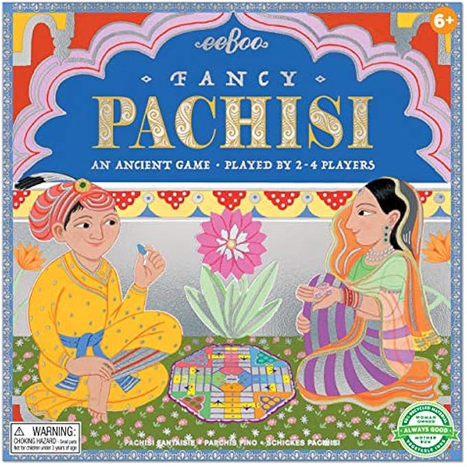 إيبو تعمل لعبة Fancy Pachisi Board Game على تطوير مهارات العد والصبر للأطفال ، وهي لعبة قديمة من 2 إلى 4 لاعبين مثالية للأعمار من 6 سنوات فما فوق - Image 1