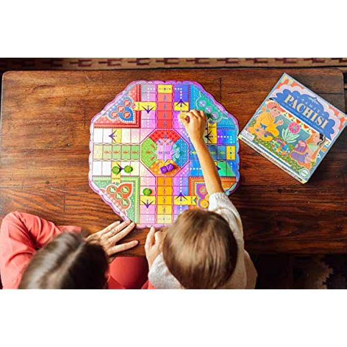 إيبو تعمل لعبة Fancy Pachisi Board Game على تطوير مهارات العد والصبر للأطفال ، وهي لعبة قديمة من 2 إلى 4 لاعبين مثالية للأعمار من 6 سنوات فما فوق - Image 4