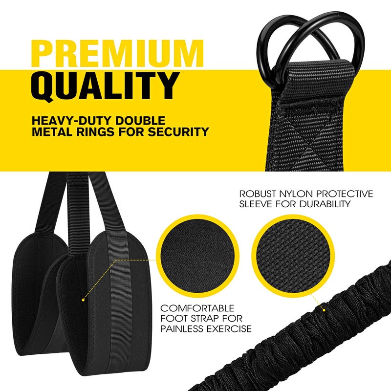 Ayombo Pull Up Assistance Bands, Resistance Bands for Pull Up Bar Workout, Adjustable Heavy Duty Pull Up Assist Equipment with 4 Assistance Bands, Home Gym Strength Training, Fitness Best Partner - Image 4