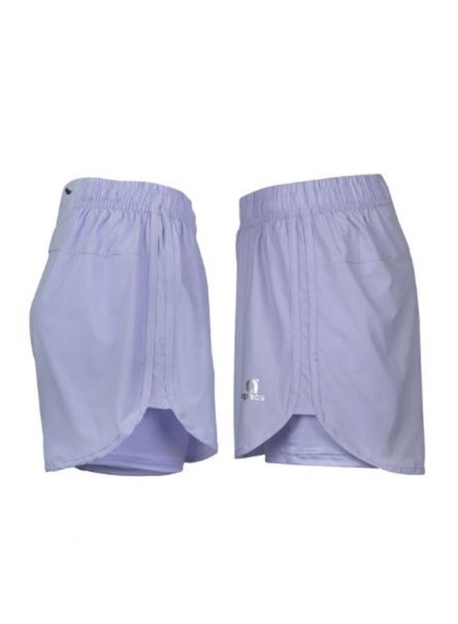 Apacs LSP 302 Badminton Shorts for Women, Purple – Lightweight Quick-Dry Sports Shorts, Breathable Athletic Training Shorts for Badminton & Indoor Sports - Image 4