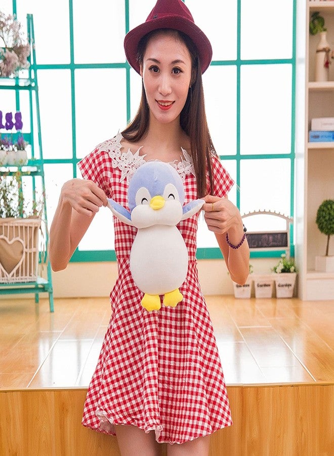 TONGSONG وسادة عناق على شكل بطريق محشو من تونغسونغ، مقاس 12 بوصة، بوجه مبتسم - لعبة بطريق قطيفة محببة للأطفال والأحباب - مثالية لأعياد الميلاد، وعيد الحب، وعيد الميلاد - Image 2