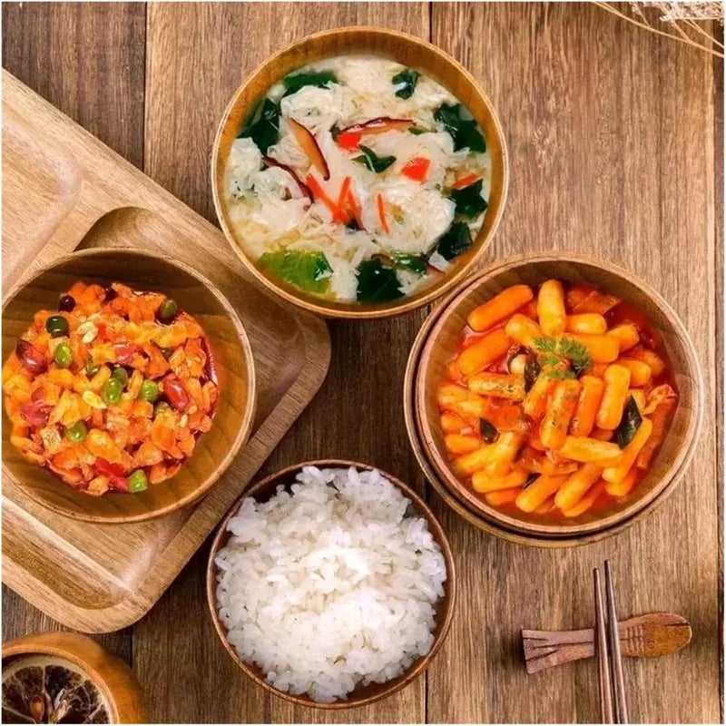 وعاء سلطة منزلي للأرز والحساء حاوية طعام متينة أدوات مطبخ - Image 3