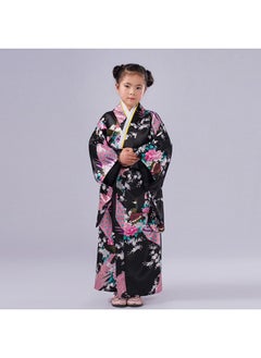 japanese traditional dress kimono robe for kids girls costume