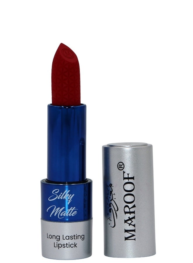 MAROOF Silky Matte Long Lasting Lipstick 3.8g, 05 Plum Madness - Image 4