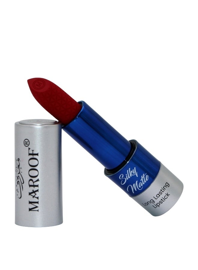 MAROOF Silky Matte Long Lasting Lipstick 3.8g, 05 Plum Madness - Image 3