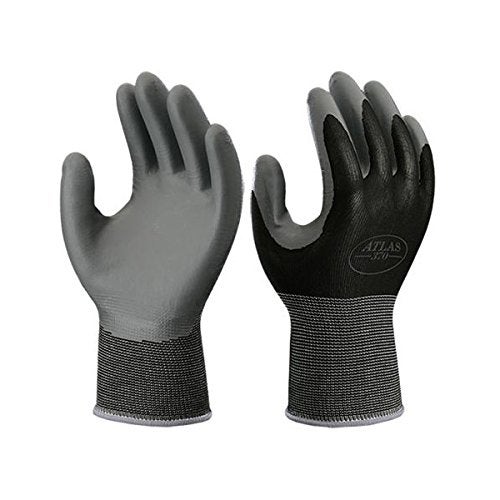 SHOWA 12 Pack - Showa Atlas 370BLK Nitrile Tough Gloves - Medium - Image 2