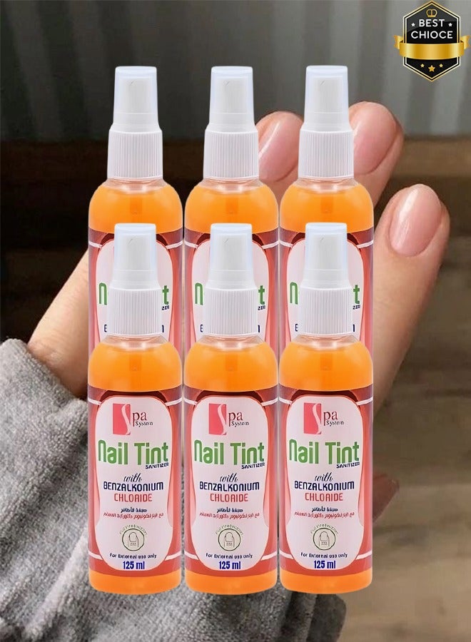 سبا سيستم 6 قطع صبغة أظافر بكلوريد البنزالكونيوم 125 مل - Image 1