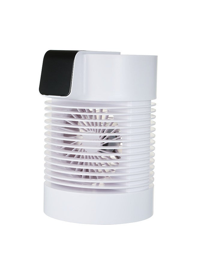 Portable Ultrasonic Air Cooler & Humidifier Touch Control Mini Air Conditioner 360-degree Rotatable Personal Desktop Air Cooler Humidifier with Filter for Air Purification Silent  - Image 3