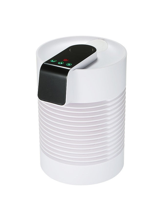 Portable Ultrasonic Air Cooler & Humidifier Touch Control Mini Air Conditioner 360-degree Rotatable Personal Desktop Air Cooler Humidifier with Filter for Air Purification Silent  - Image 1