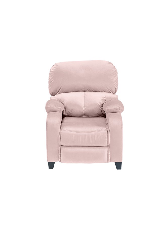 In-House NZ71 | Velvet Classic Recliner Chair - 90×85×95 cm - Light Pink  - Image 3
