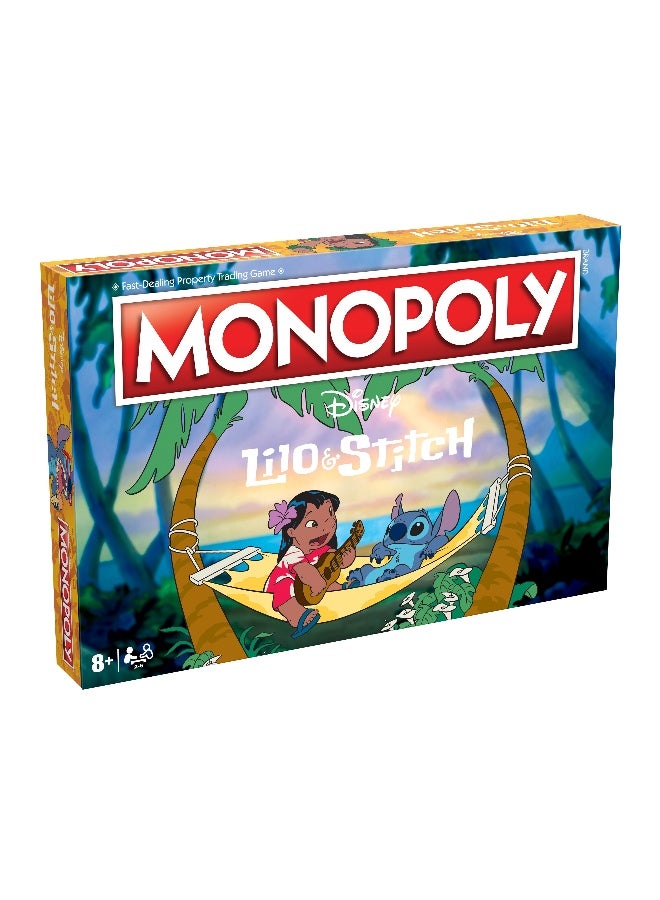 Winning Moves لعبة مونوبولي ذات طابع ليلو وستيتش - Image 1