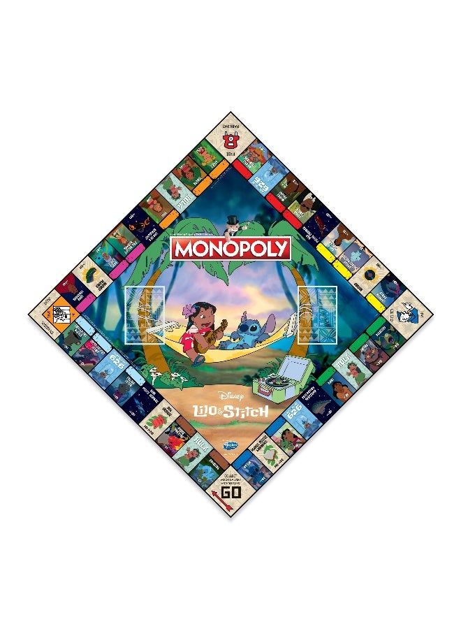 Winning Moves لعبة مونوبولي ذات طابع ليلو وستيتش - Image 3