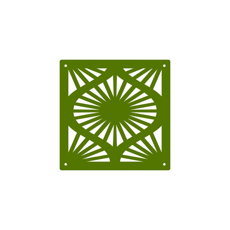 Olive Tree Olive Tree 12Pcs Hanging Room Divider Panel Modern Hanging Screen Partition for Home Decoration Living Room 115 x 115 12 PanelsOTD9083  - Image 3