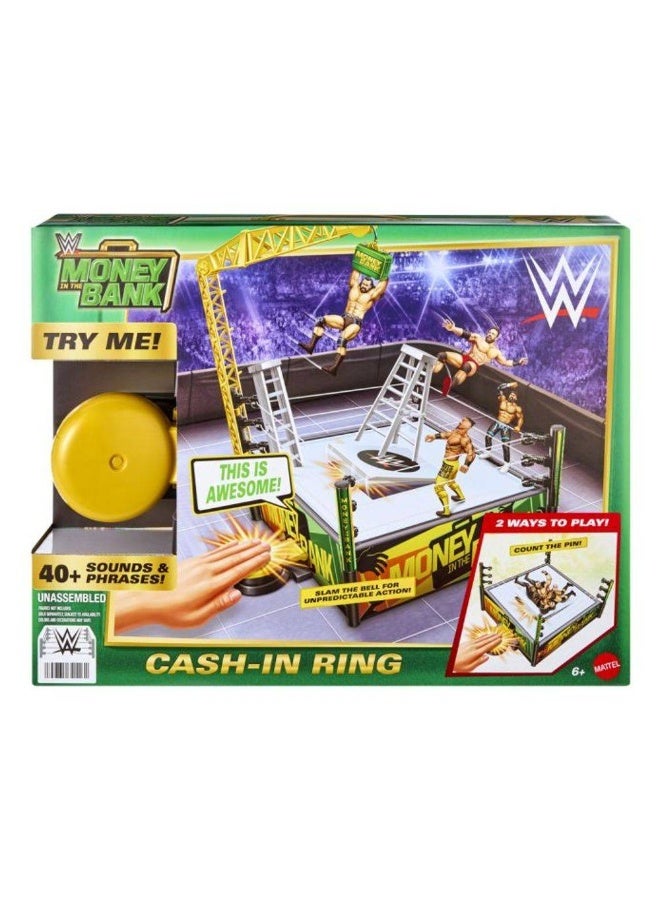 WWE Money In The Bank Cash-In Ring Playset - Image 1