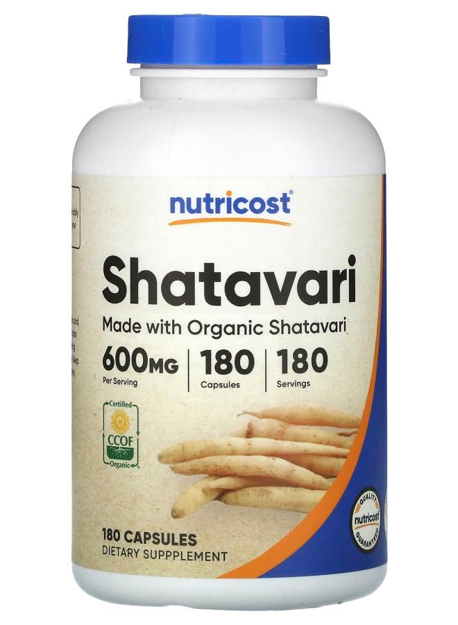 Shatavari 600 mg 180 Capsules