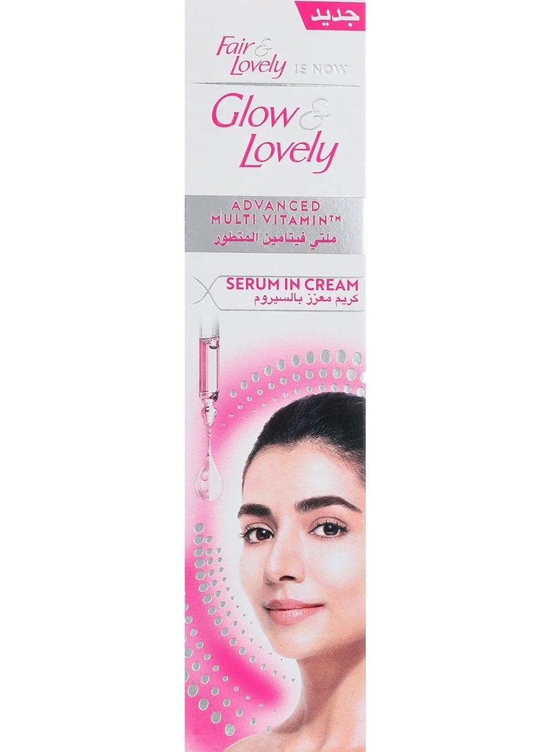 Fair & Lovely Glow and Lovely  Face Cream with Vita Glow Advanced Multi Vitamin for Glowing Skin Multicolour 40grams - Image 2