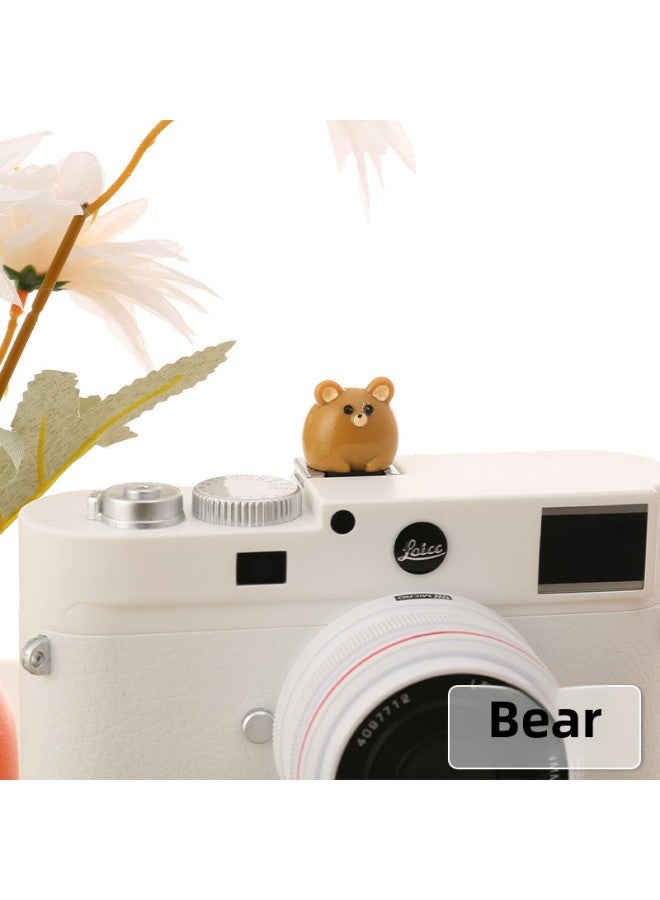 Cartoon Three-dimensional Doll Hot Boots For Canon Sony Fuji Micro SLR Universal Cute Dustproof Protective Cover-Color:Zoo-Cubs - Image 1