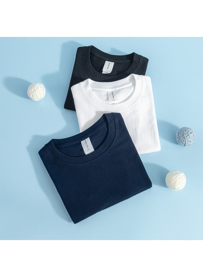Goso Summer Skin-Friendly Pure Cotton Student Girls T-Shirt Solid Color Versatile Women'S Top Round Neck Short Sleeve T-Shirt For Women - Image 5