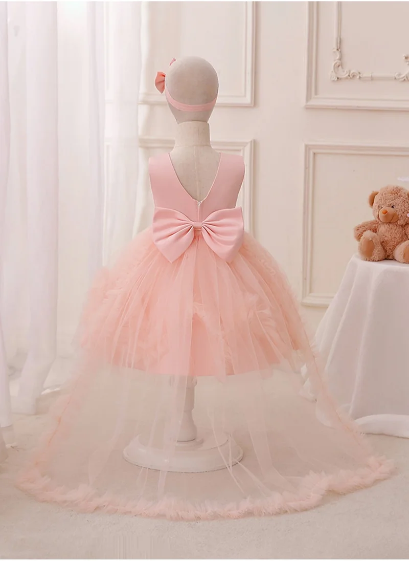 D'Daniela D' Daniela - Fairy Tulle Fantasy Dresses with Headband - Baby Pink