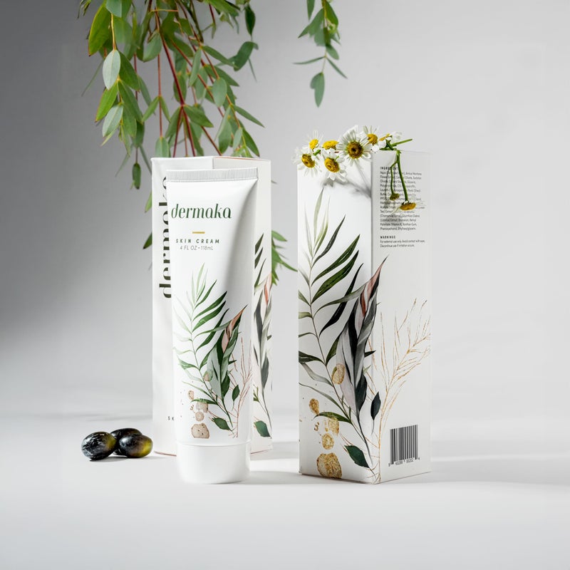 Dermaka All-Natural Arnica Skin Cream 4 oz 2 pack â€“ Dermatologist Tested Formula for Bruising, Swelling & Dryness â€“ Enriched with Chamomile, Green Tea & Vitamins A & E â€“ Smooth, Non-Greasy Texture - Image 2