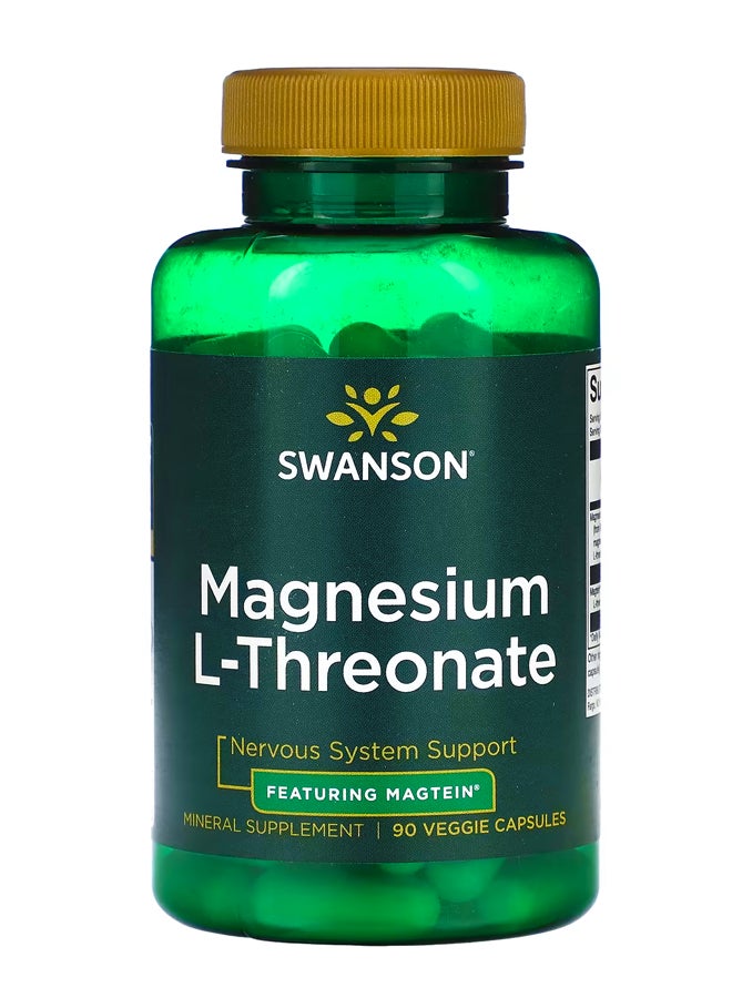 سوانسون ل-ثريونات المغنيسيوم ، 90 كبسولة نباتية