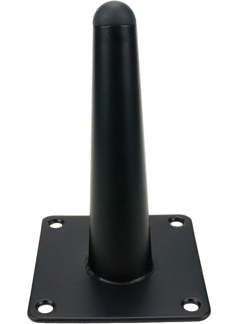 Table Legs, Metal Furniture Legs Replacement for Coffee Tables, Chairs, Cabinets, Desks, Black (6inch / 15cm) - Image 2