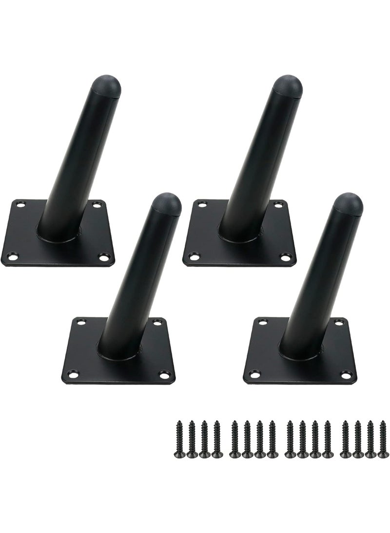 Table Legs, Metal Furniture Legs Replacement for Coffee Tables, Chairs, Cabinets, Desks, Black (6inch / 15cm) - Image 5