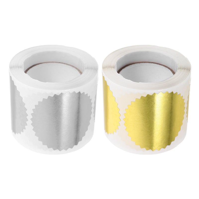Winner Stickers with High Adhesion for Certificates and Documents, Embossed Labels - Image 1