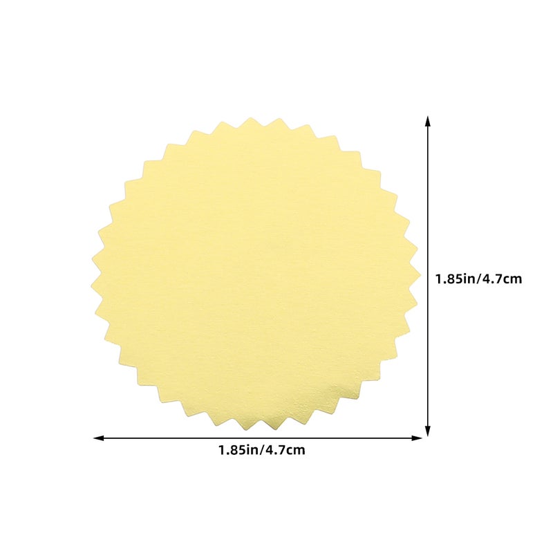 Winner Stickers with High Adhesion for Certificates and Documents, Embossed Labels - Image 2