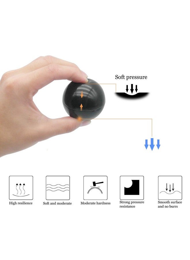 TRENDBOX 100 Ocean Ball (Ship From Usa) For Babies Kids Children Soft Ball Birthday Parties Events Playground Games Pool Black White - Image 3