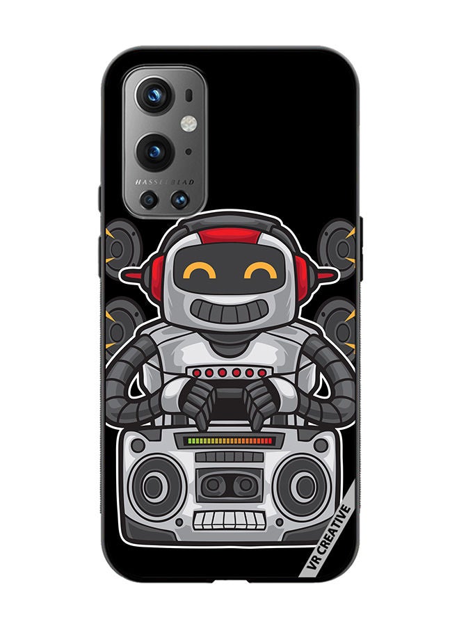 VR CREATIVE Protective Case Cover For OnePlus 9 Pro Speaker Monkey Design Multicolour - Image 1