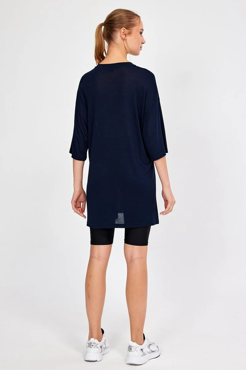 Alexandergardi Alexandergardı Printed Oversize T-Shirt (E23-0046 01)
