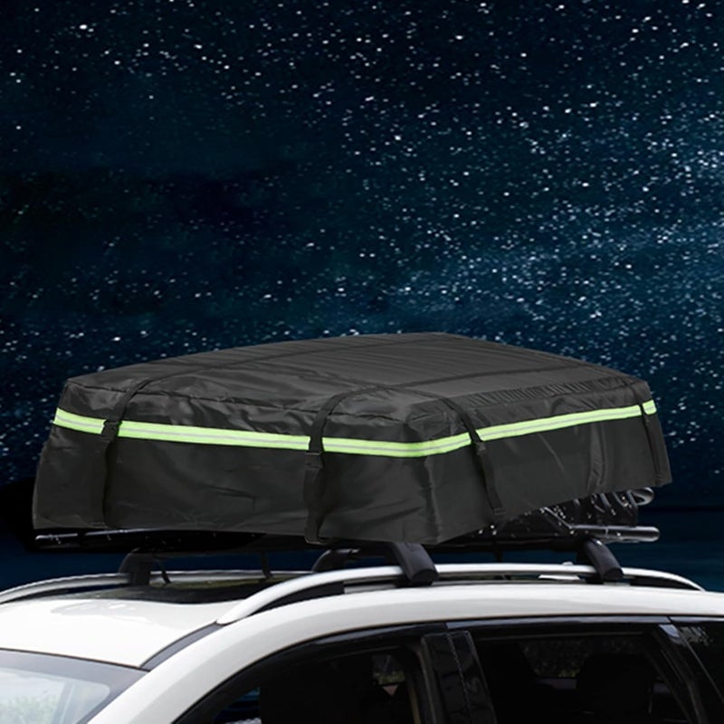 Pongnas 425L Car Roof Cargo Carrier, Watertight Bag with Night Reflective Strip, Universal Luggage Cube Bag for Travel, Camping (L) - Image 5