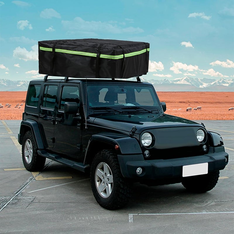 Pongnas 425L Car Roof Cargo Carrier, Watertight Bag with Night Reflective Strip, Universal Luggage Cube Bag for Travel, Camping (L) - Image 3