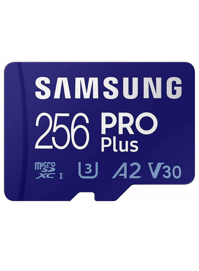 Samsung PRO Plus 256GB Memory Card – Up to 160MB/s, Full HD and 4K UHD, UHS-I, U3, V30, A2, for Android Smartphones, VCRs, Cameras and More - Image 1