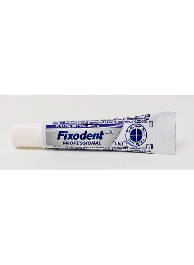Fixodent Professional Denture Adhesive Cream 10G, Travel Size (Pack Of 10)  - Image 2