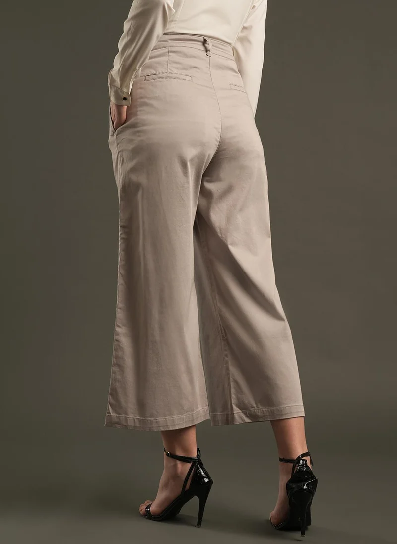 globus Globus Women Relaxed Loose Fit Mid-Rise Trousers